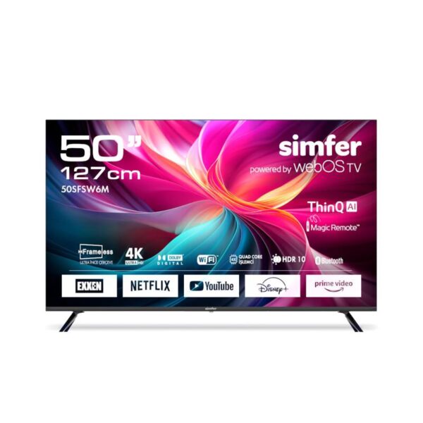 Simfer 50" 127 Ekran 4K Ultra HD Webos Televizyon