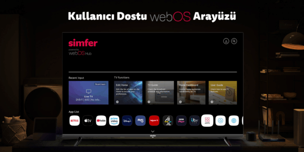 Simfer 50" 127 Ekran 4K Ultra HD Webos Televizyon - Görsel 8